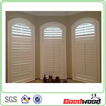 89mm Basswood Solid Wood Plantations Shutters Windows (Sgd-S-6006)